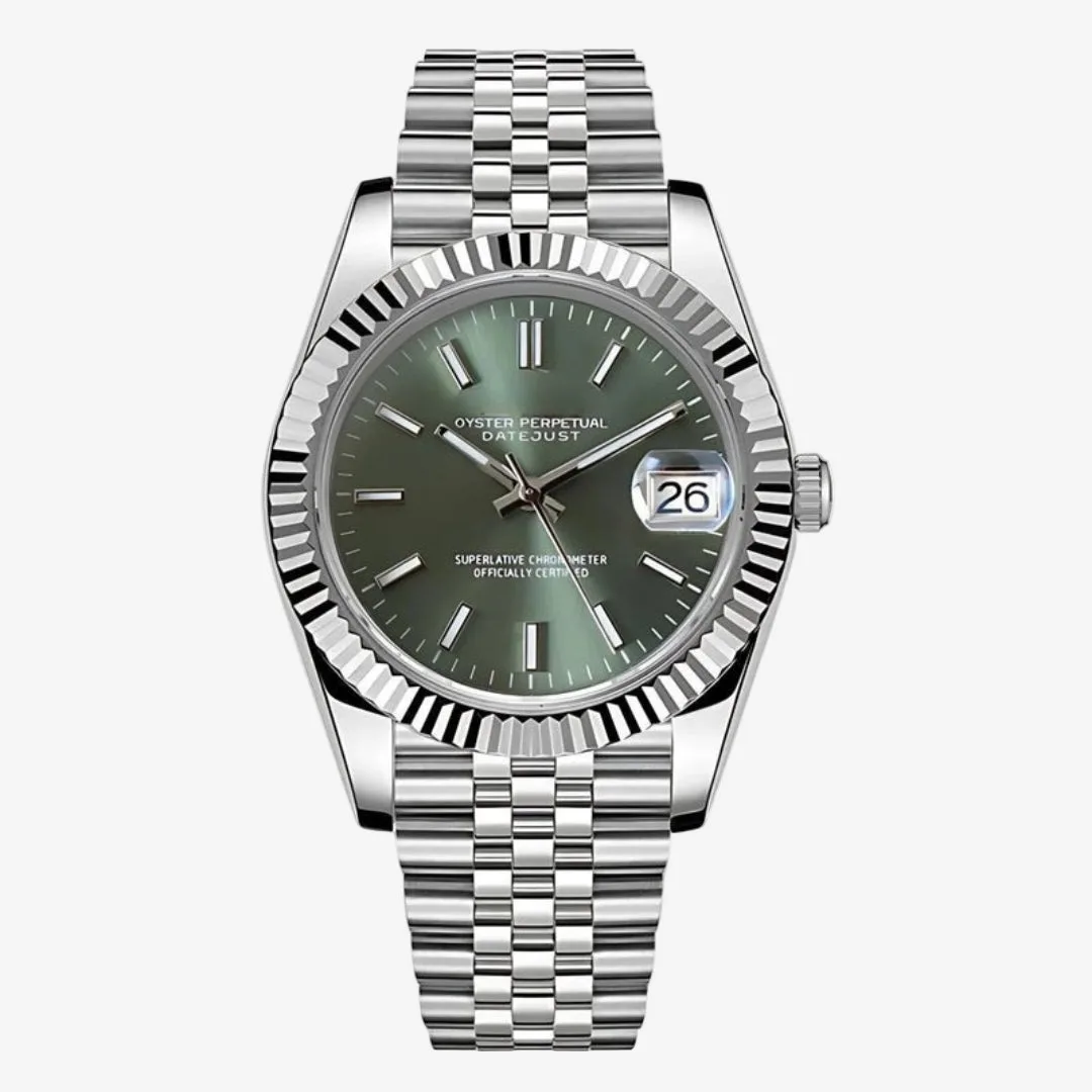 CUSTOM SEIKOJUST EDITION CLASSIC MINT GREEN JUBILEE MOD
