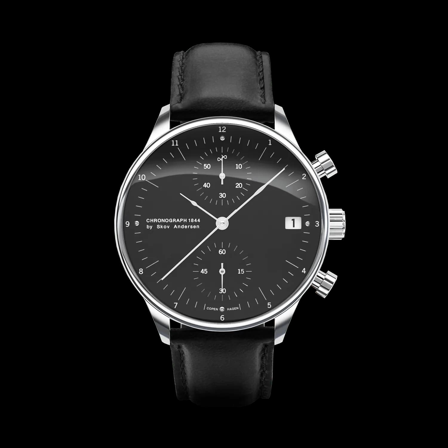 1844 Chronograph, Steel / Black