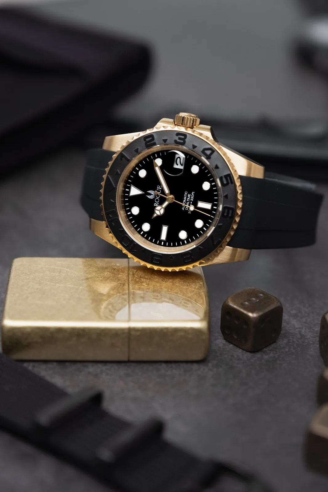 GOLD MATTE BLACK DUALTIME