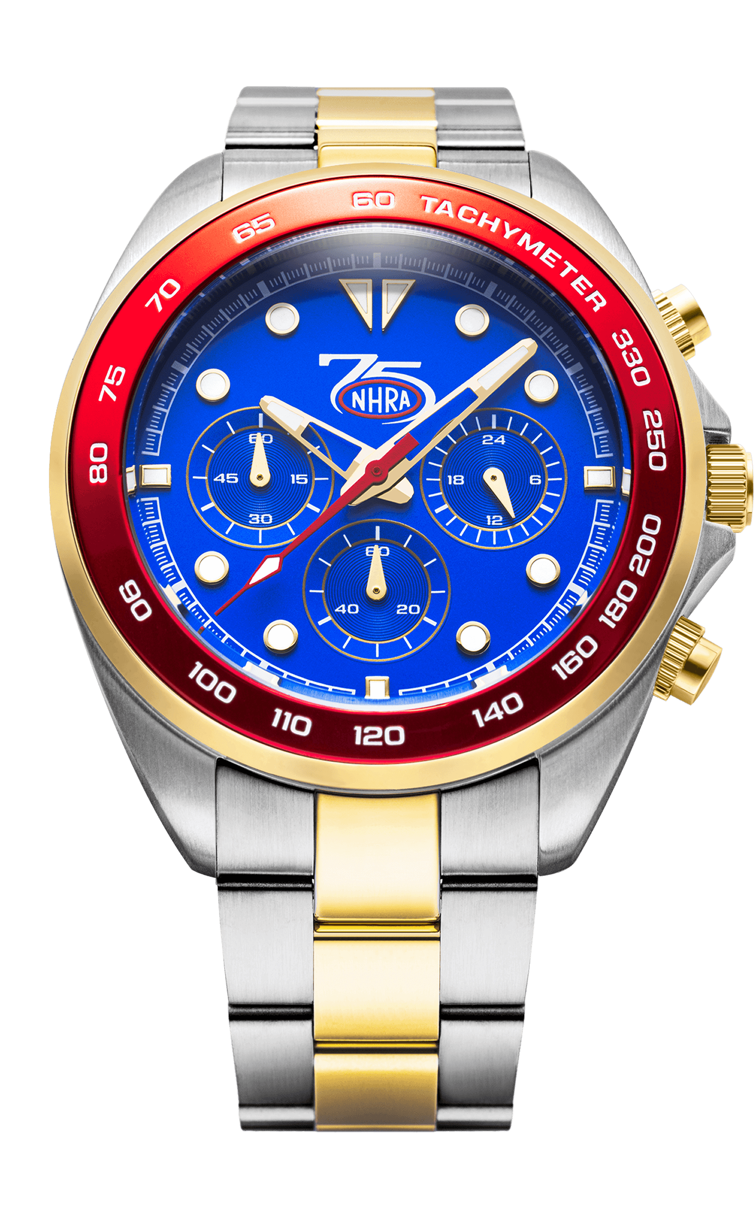 NHRA 75 Red & Blue Chronograph
