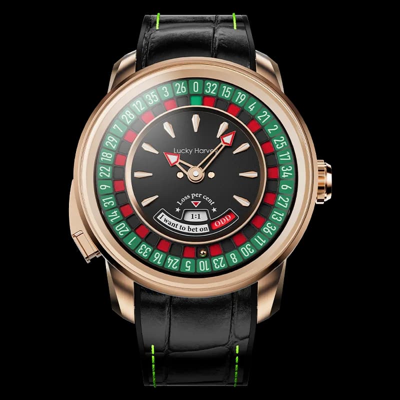 Casino Series Rose Gold European Roulette Automatic Watch
