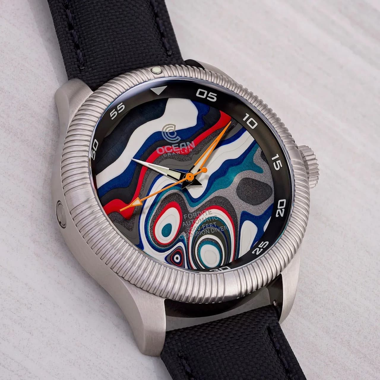 Ocean Crawler Champion Diver - Fordite - Unique Piece - RaceTrack Racer