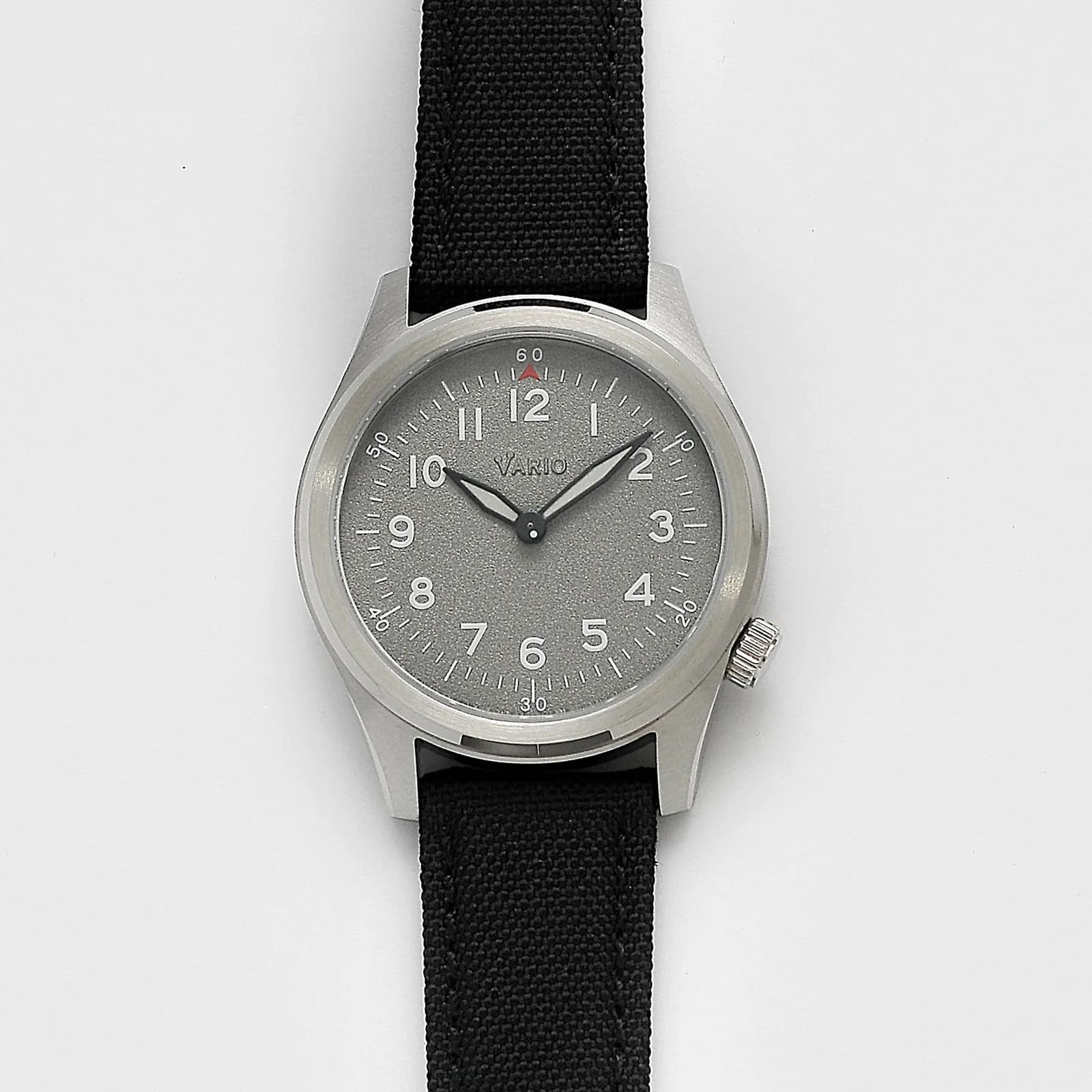 Vario 1945 A-11S Solar Quartz Eagle Grey Field Watch