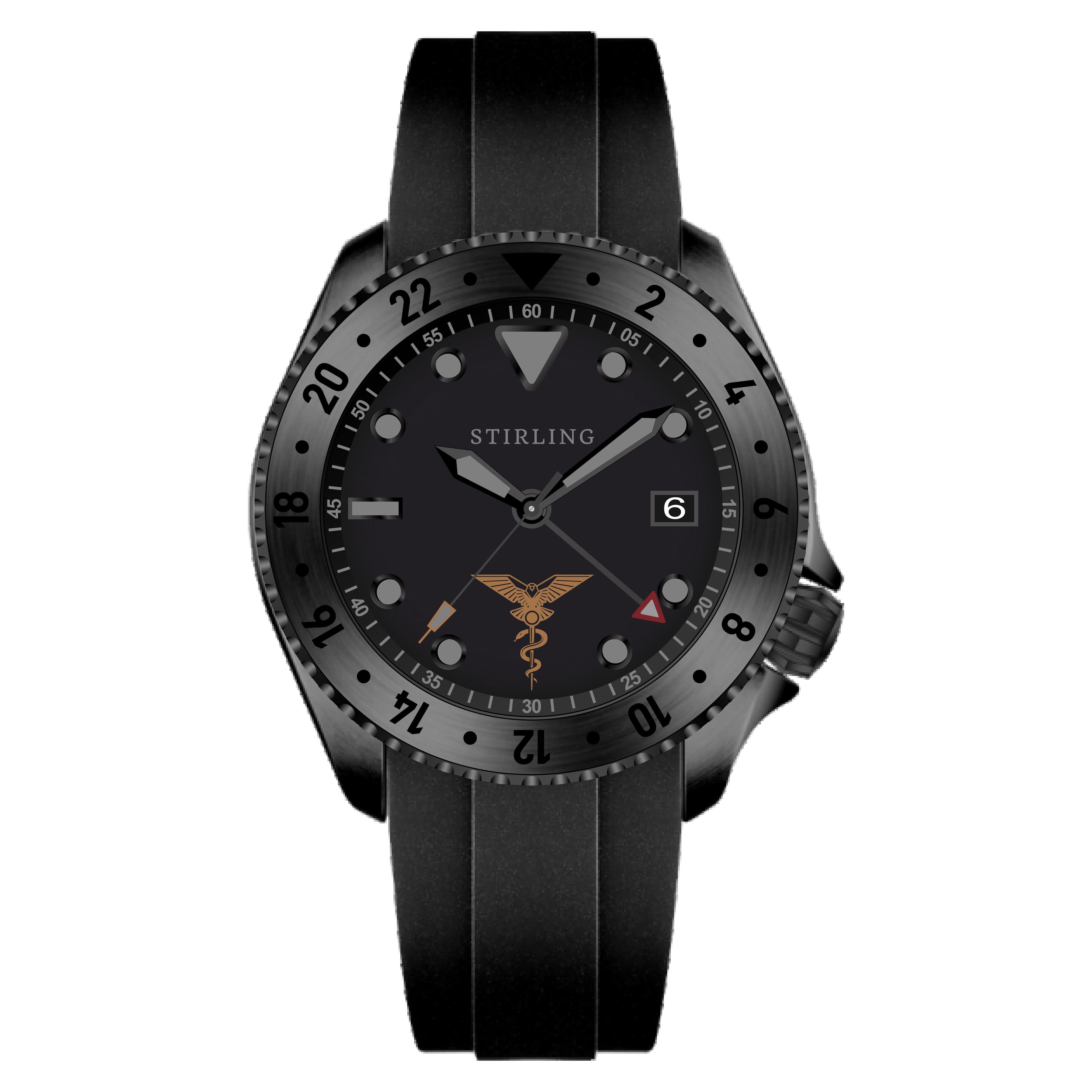 Ranger Medic x Durrant Quartz GMT - Black