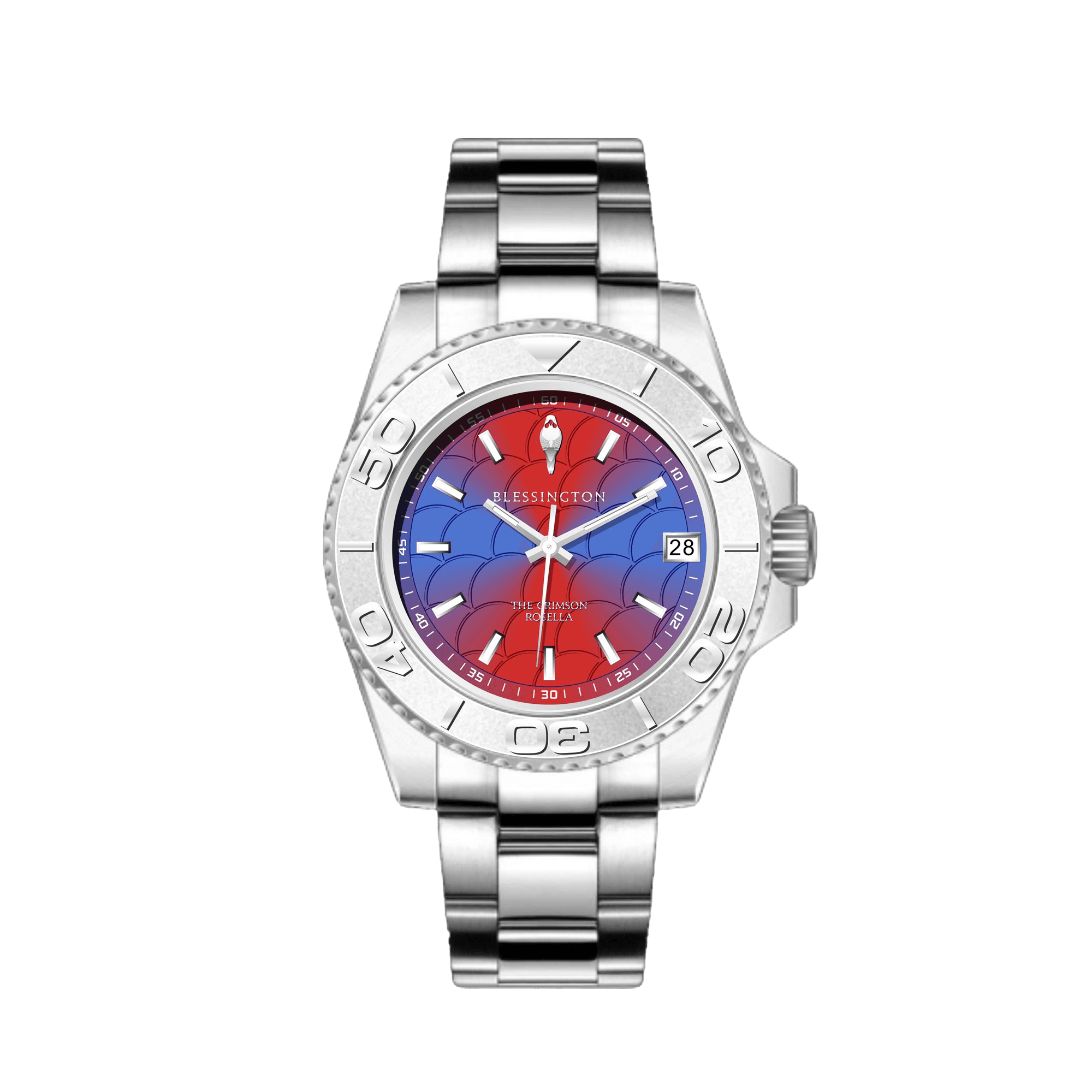 The Crimson Rosella - Steel 32mm