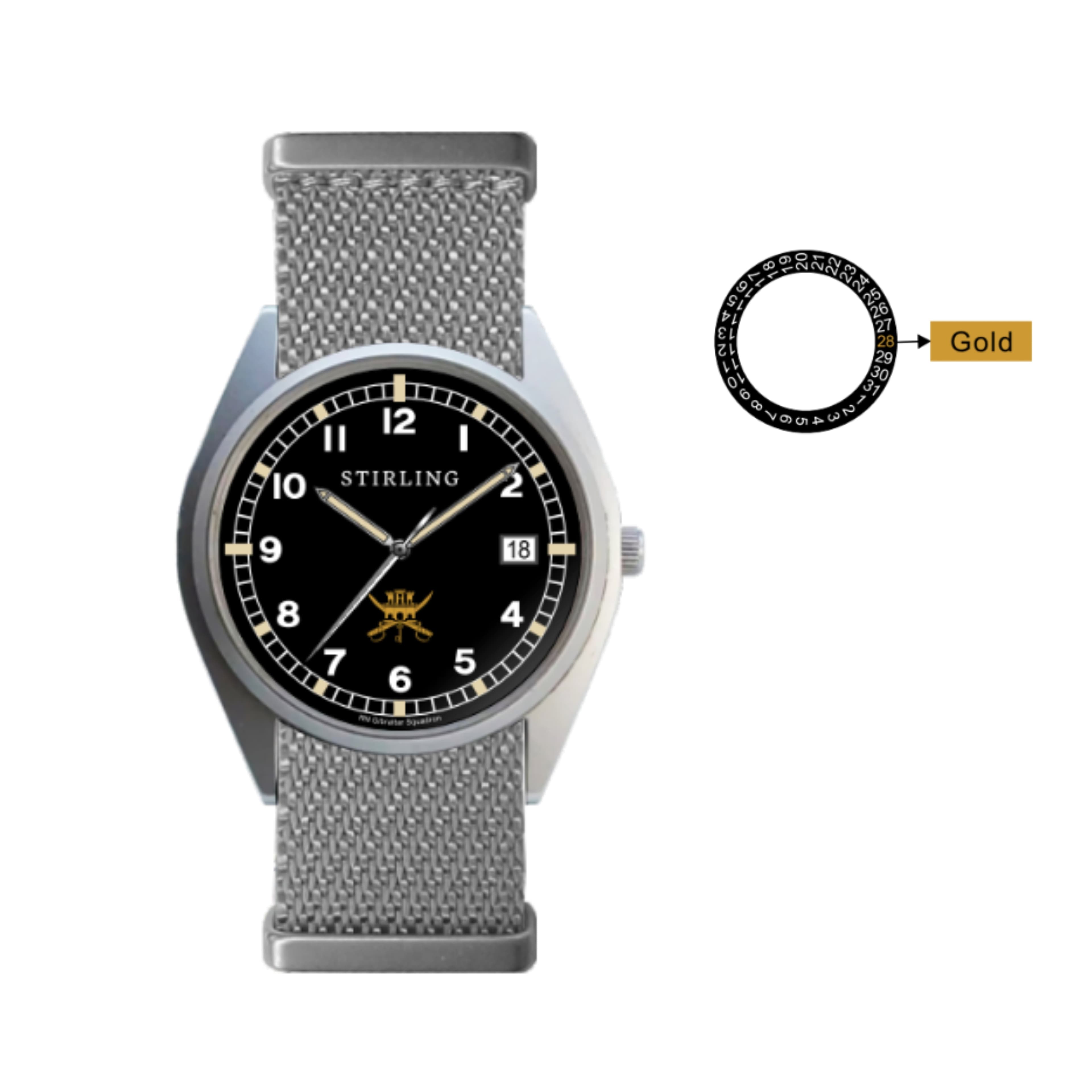 BFPO ONLY - Royal Navy Gibraltar Squadron x Burton - Steel
