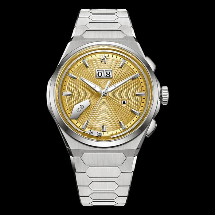 Sound Of Nature Guilloche Dial Yellow Titanium Chiming Limited Edition Automatic Watch