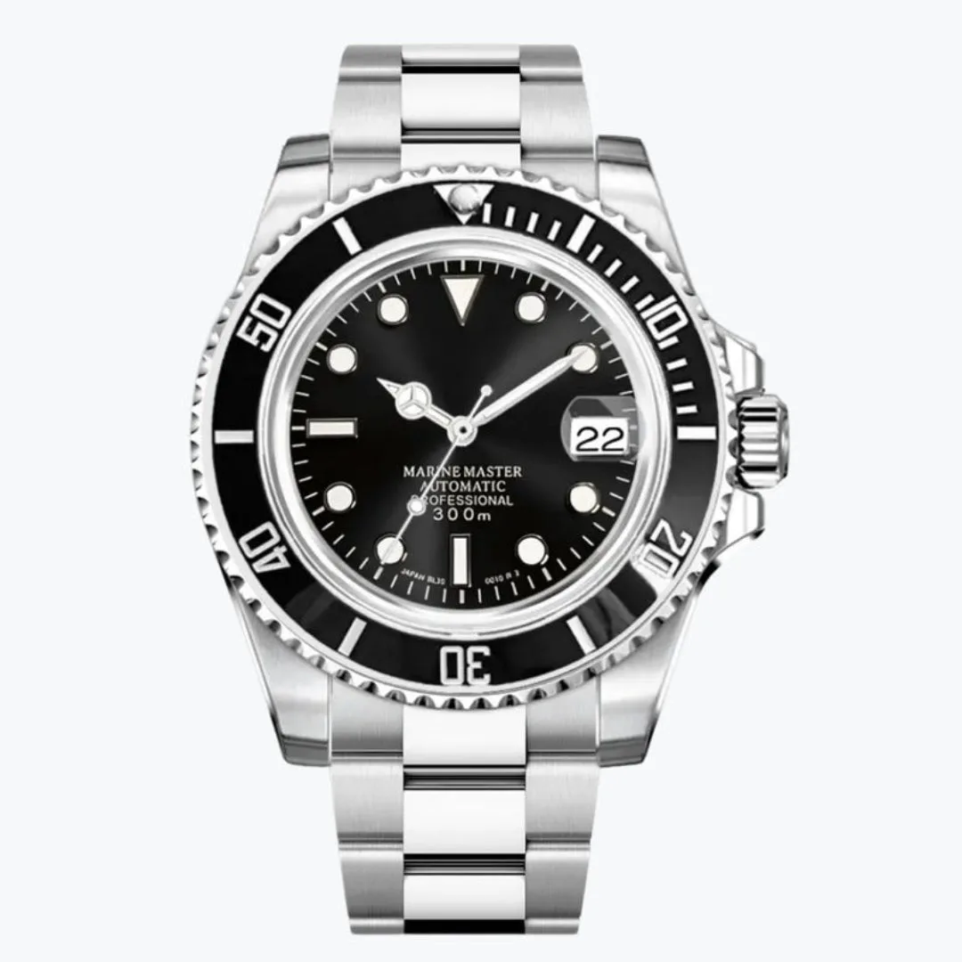 CUSTOM SEIKOSUB EDITION MARINE MASTER BLACK HAWK MOD