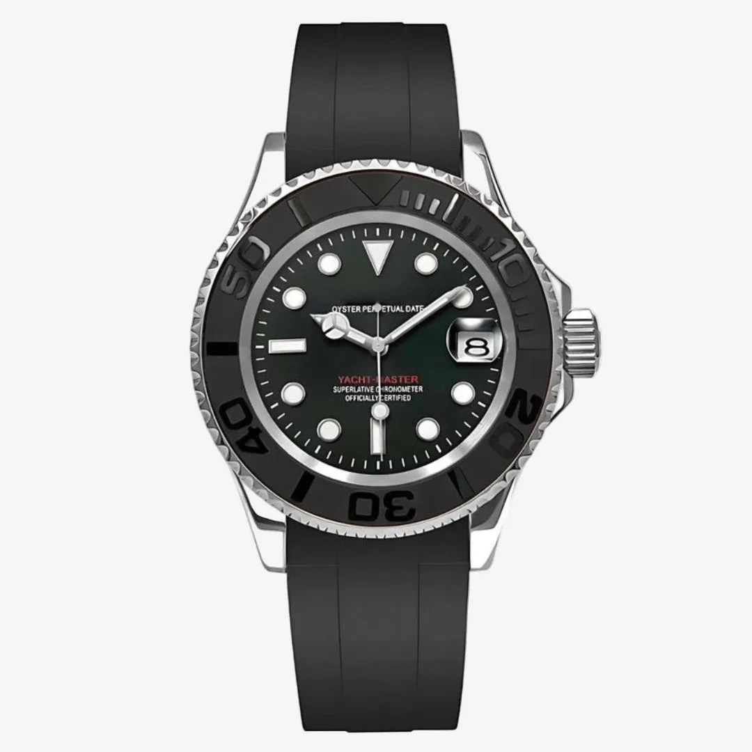 CUSTOM SEIKOSUB EDITION YACHT MASTER BLACK CERAMIC MOD