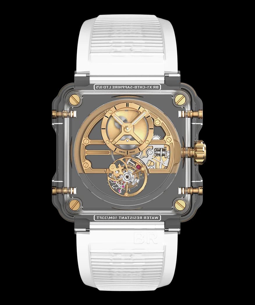 BR-X1 TOURBILLON SKELETON SAPPHIRE GOLD
