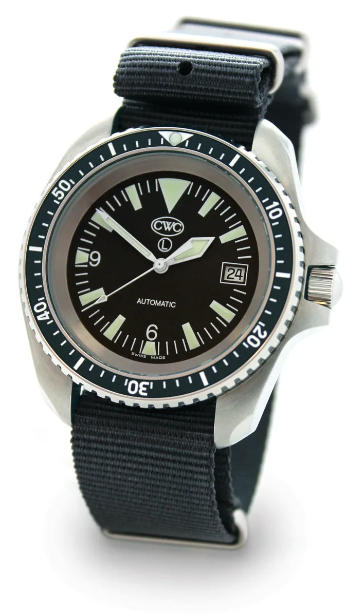 CWC RN Automatic Divers Watch Mk.2 With Date, Stainless Steel (RN300-MT AS120-D)