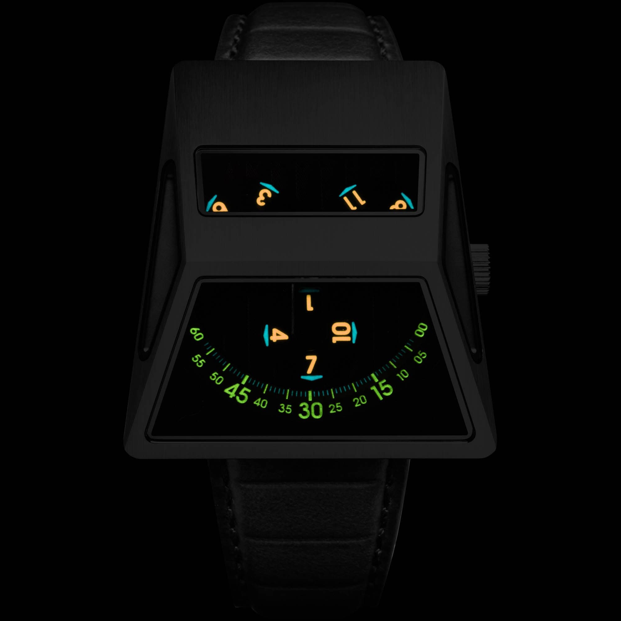 Vendetta X Automatic Gunmetal Orange