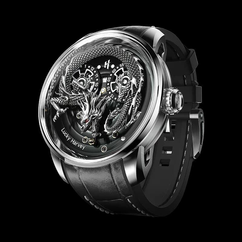 Craftsmanship Series Silver Dragon Automatic Watch