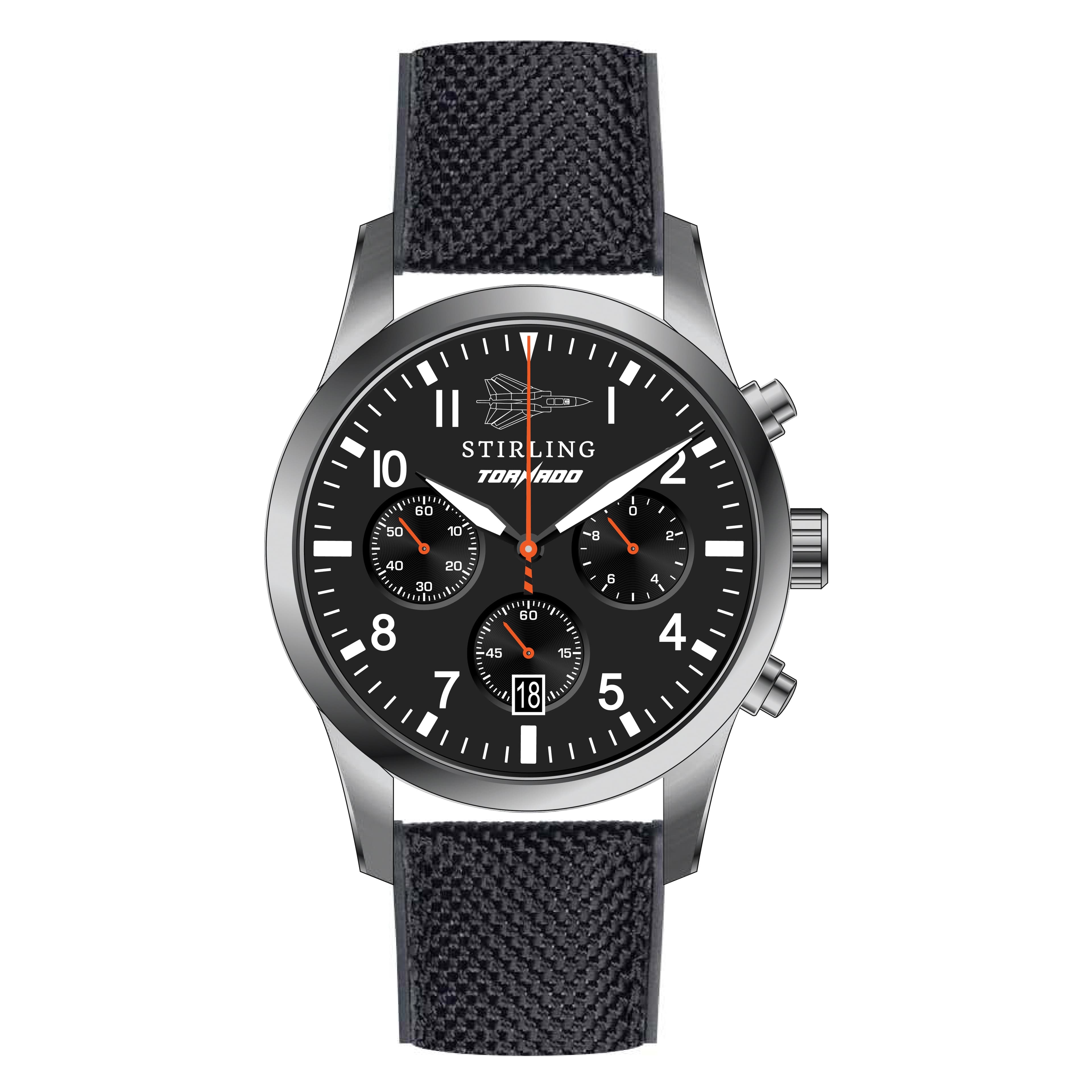 Stirling Tornado x Gibson Chronograph - Steel
