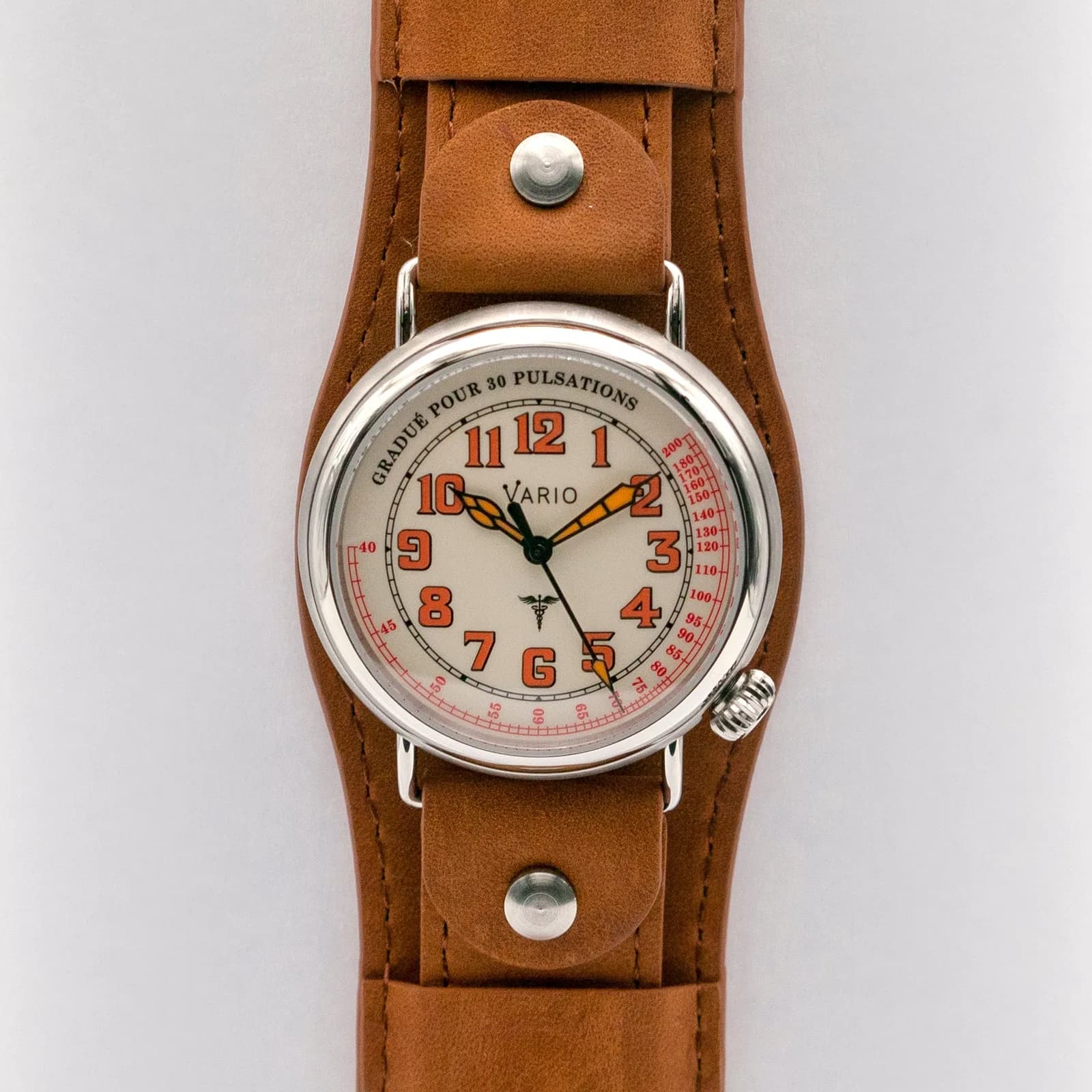 Vario 1918 Medic Cream Dial With Orange Lume