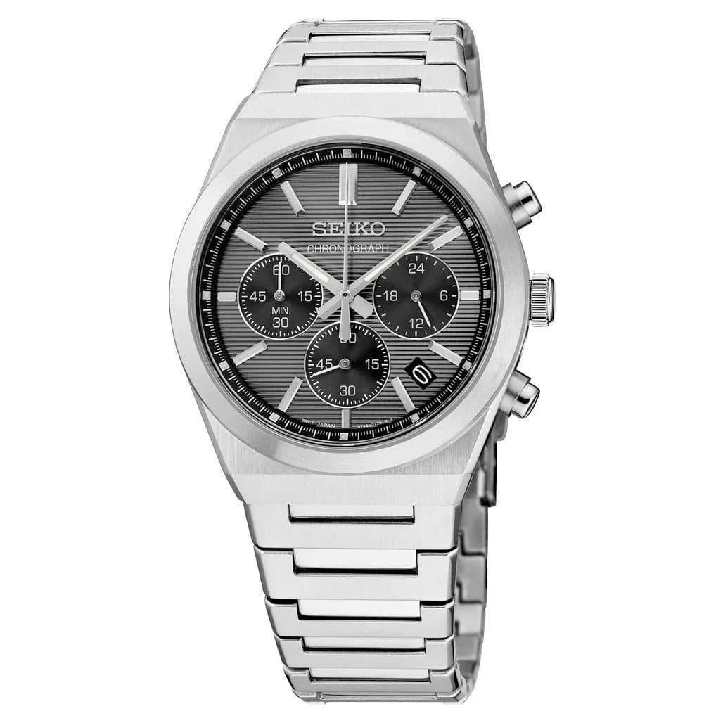 Seiko Essentials Sport Chronograph With Grey Dial #SSB455