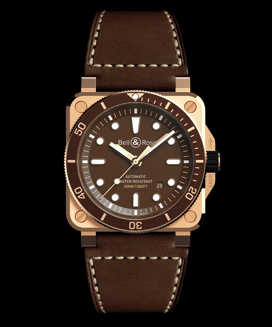 BR-03 diver brown bronze