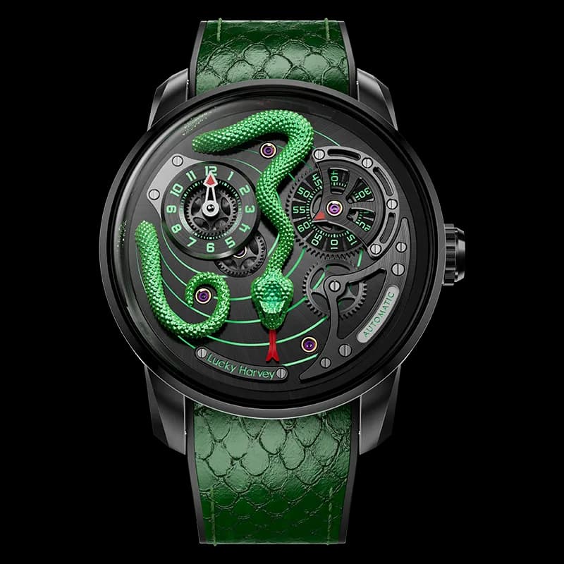 Craftsmanship Series Green Snake Automatic Watch