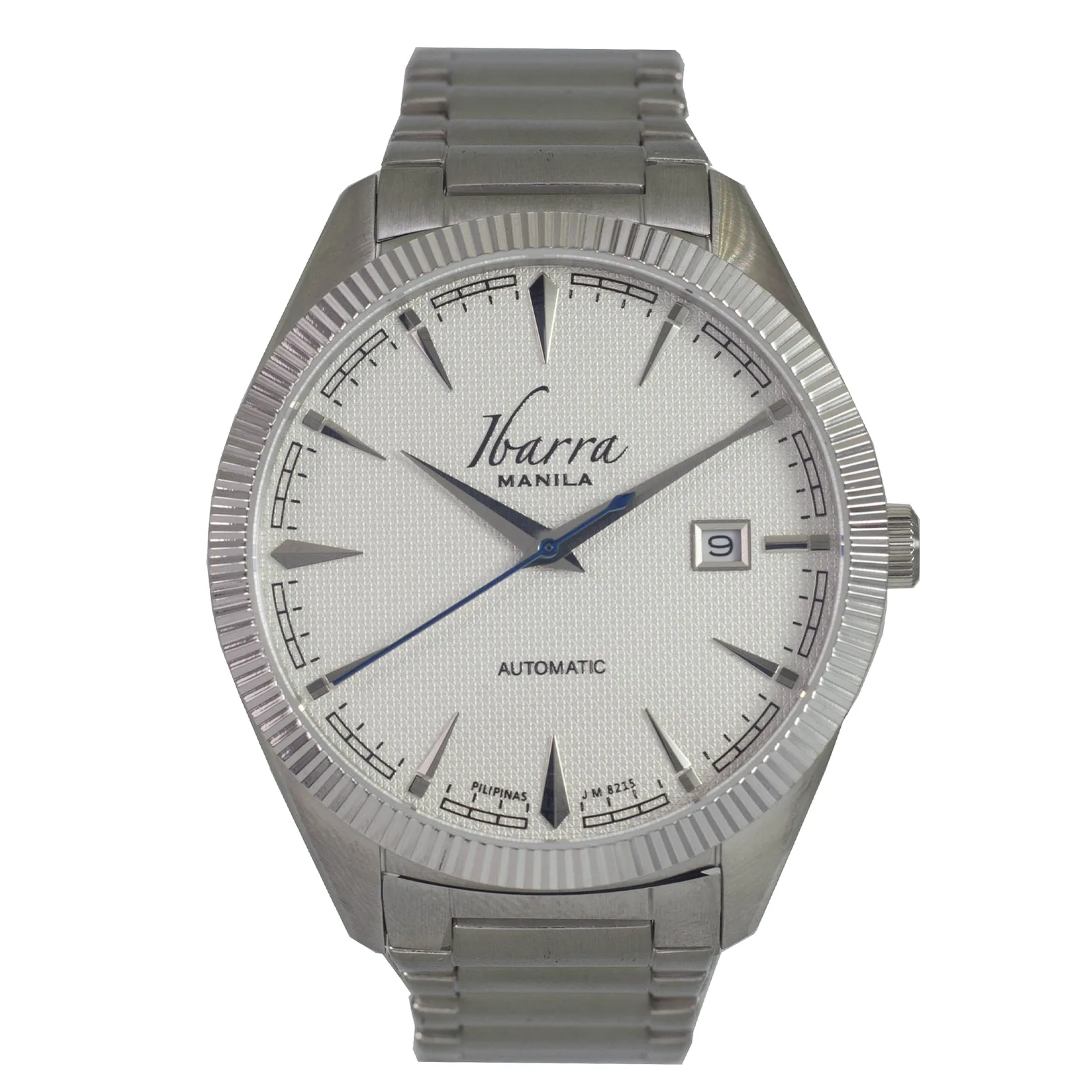 Rizal 40MM Automatic Steel Watch (White Dial)