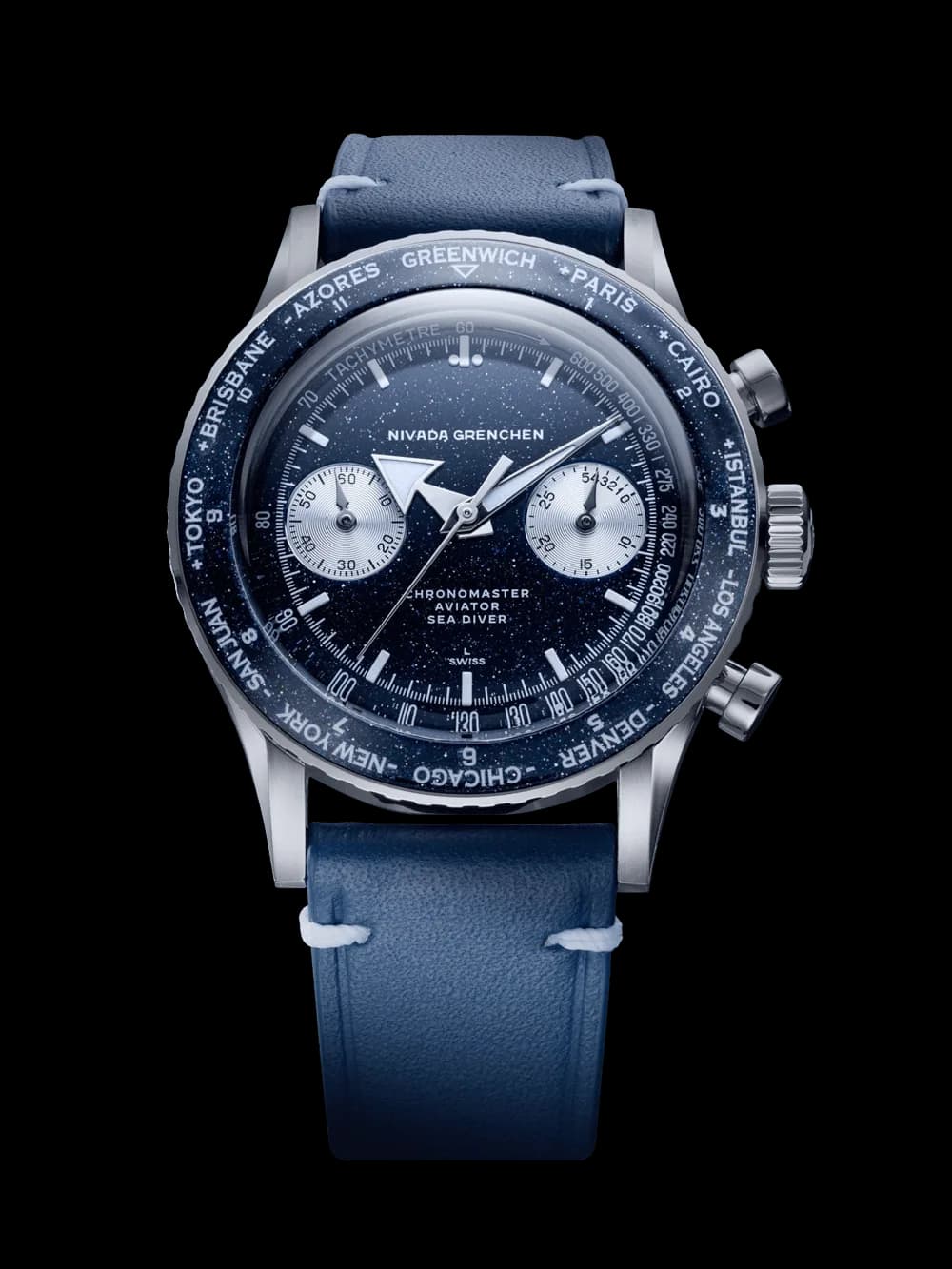 CHRONOMASTER VALJOUX 236 AVENTURINE BLUE