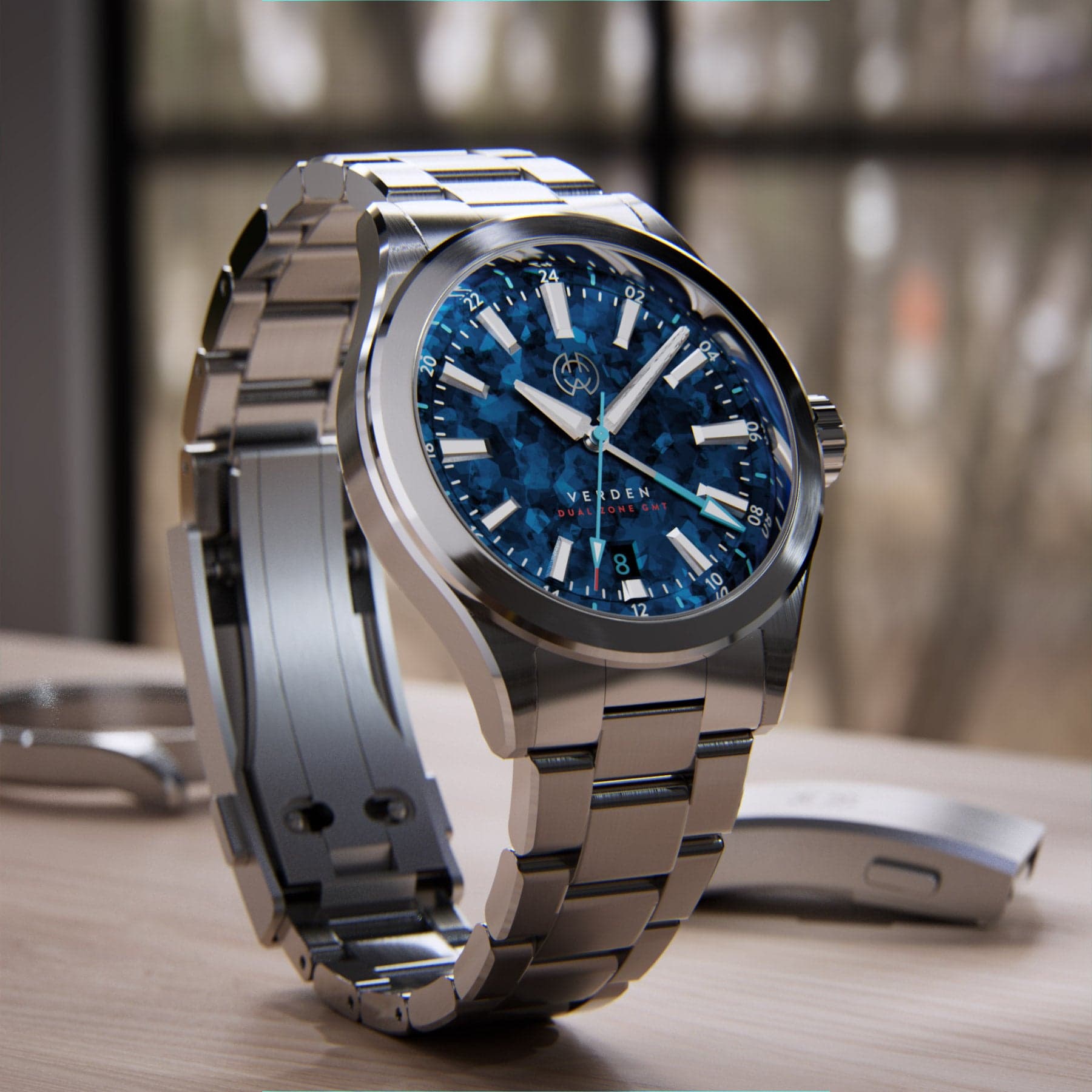 Verden GMT - Artemis Blue Titanium