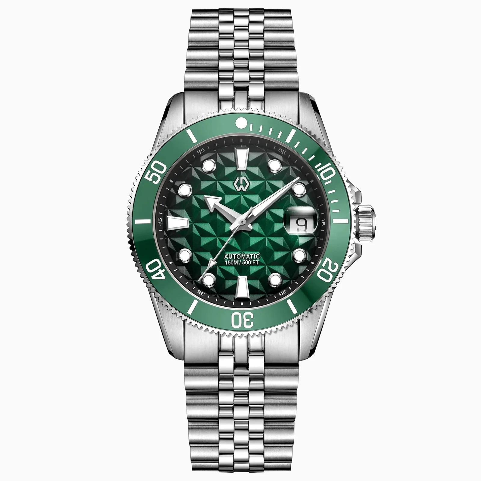 Nereus Facet Automatic Diver Watch - Geometric Dial