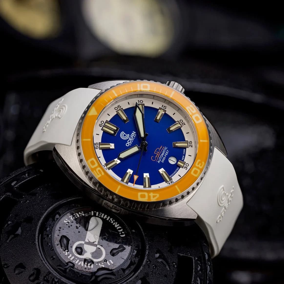 Ocean Crawler Core Diver - White/Yellow - Like new samples