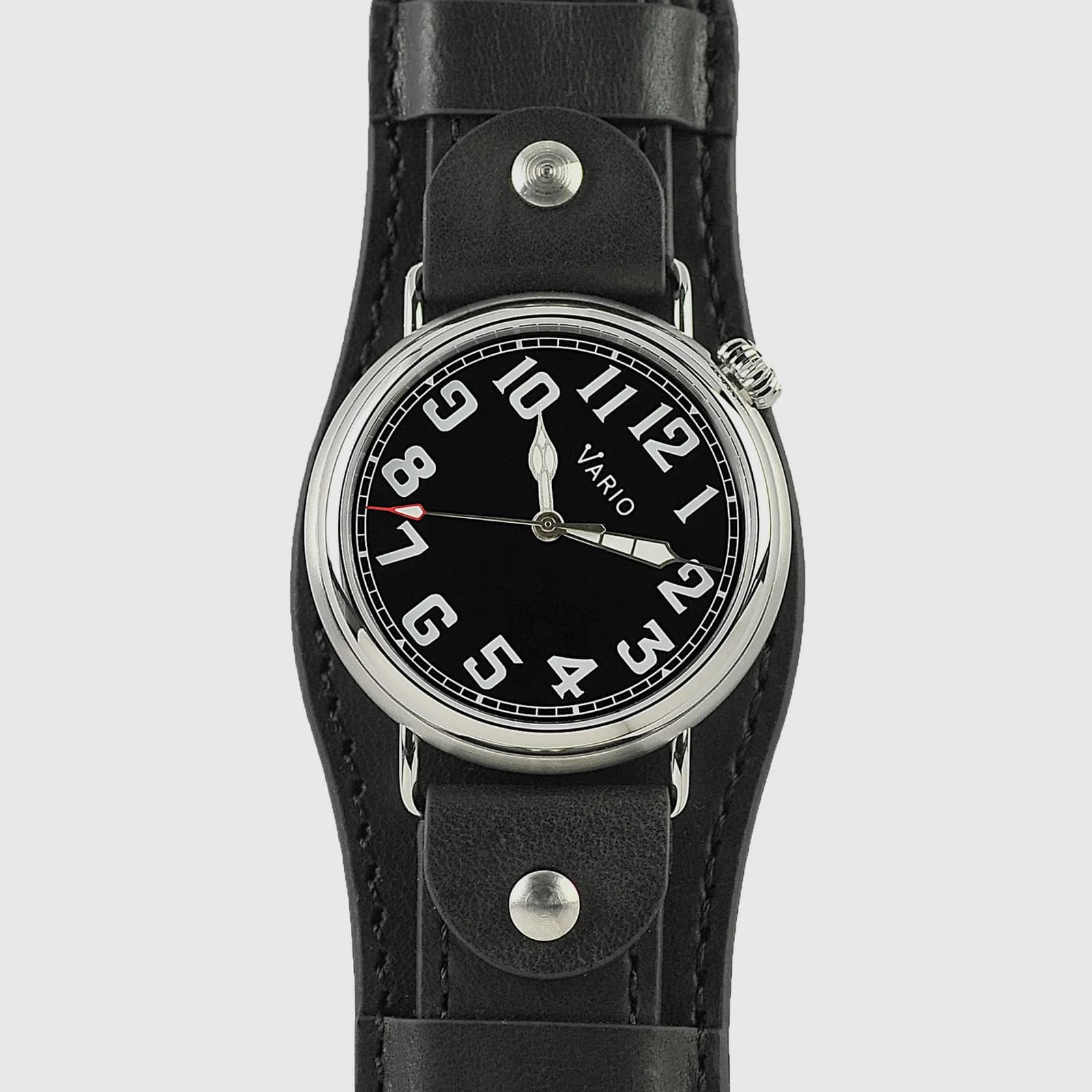 Vario 1918 Pilot Black Dial With White Lume Watch