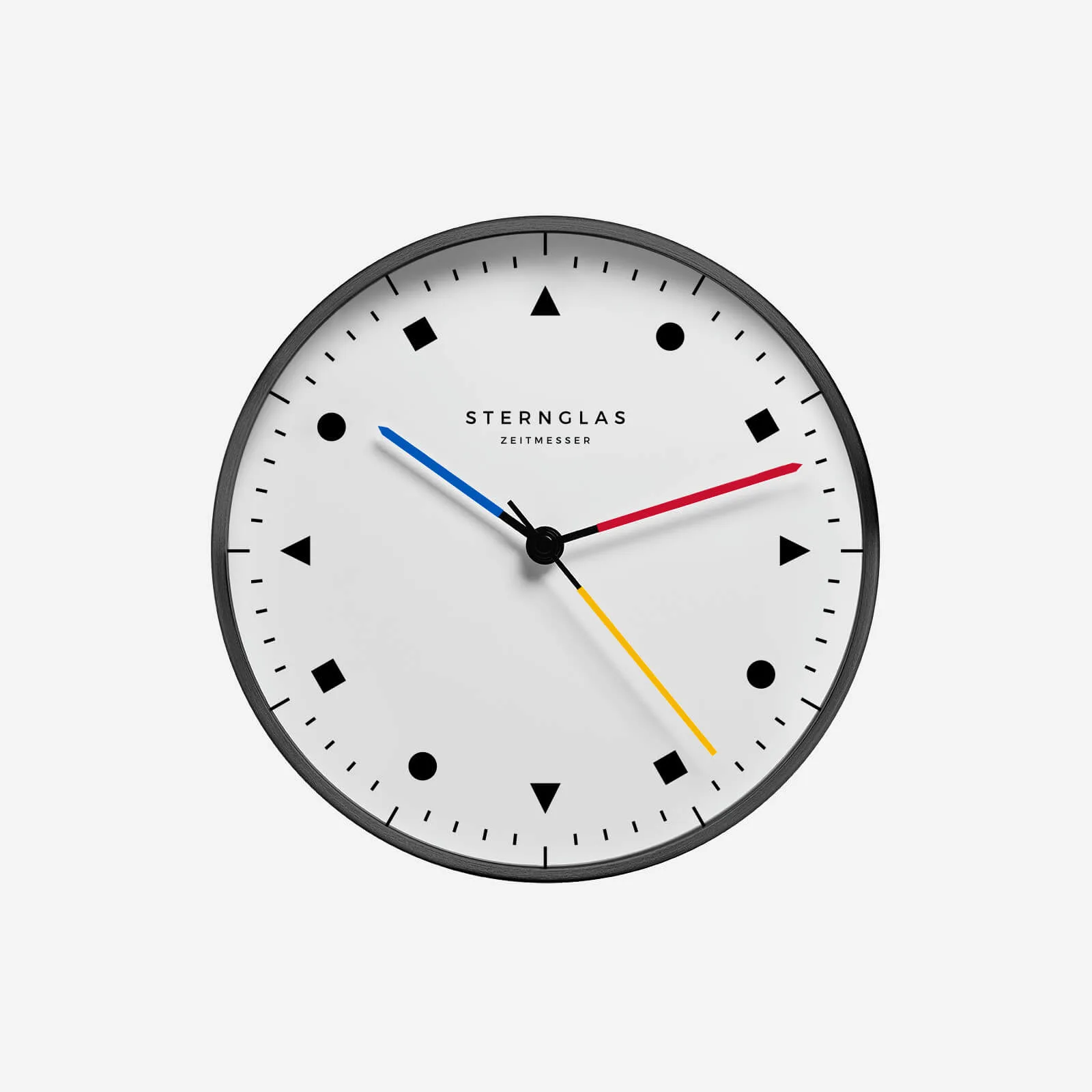 Wanduhr Zirkel Edition Bauhaus
