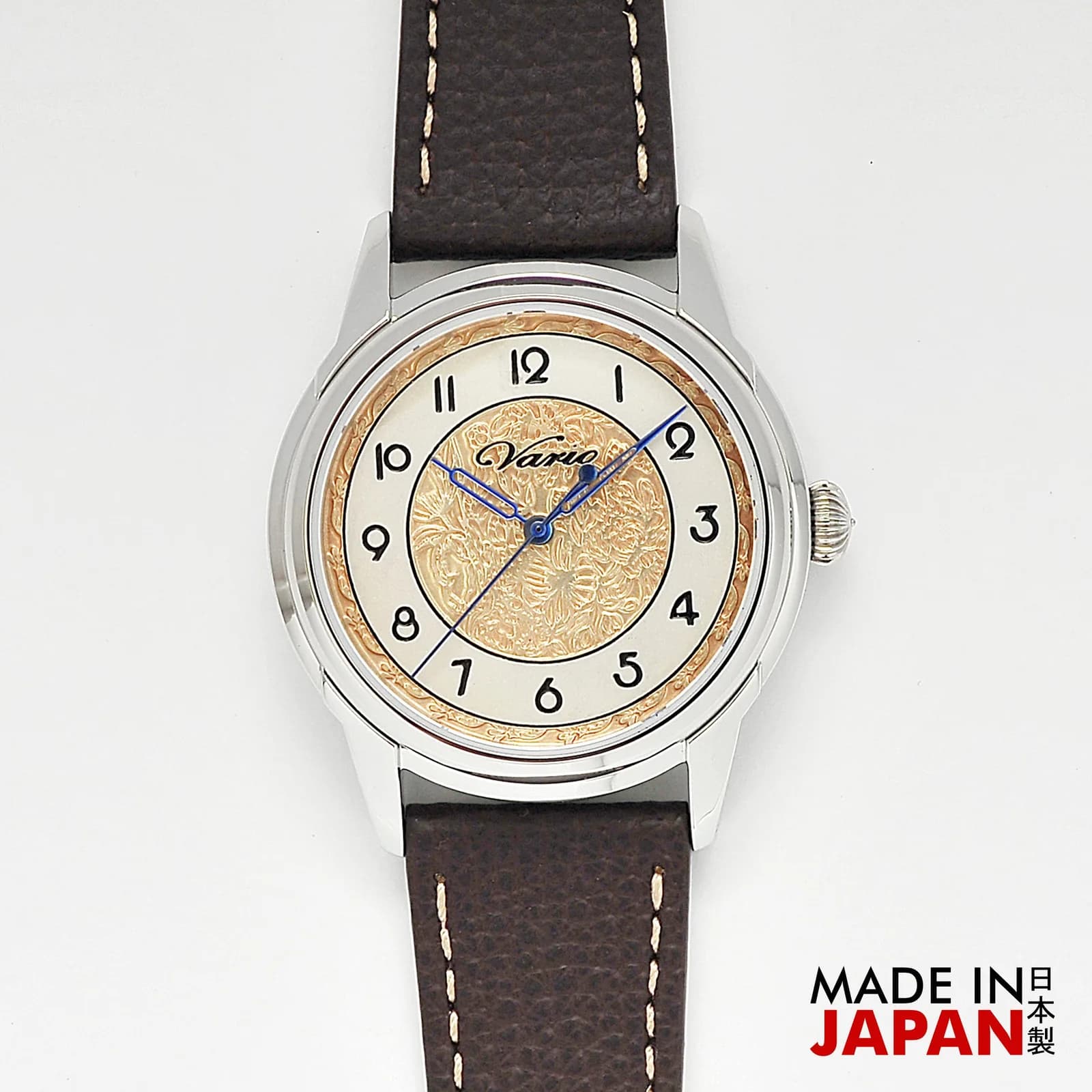 Vario Empire Art Nouveau Outer Gold Handwound Dress Watch