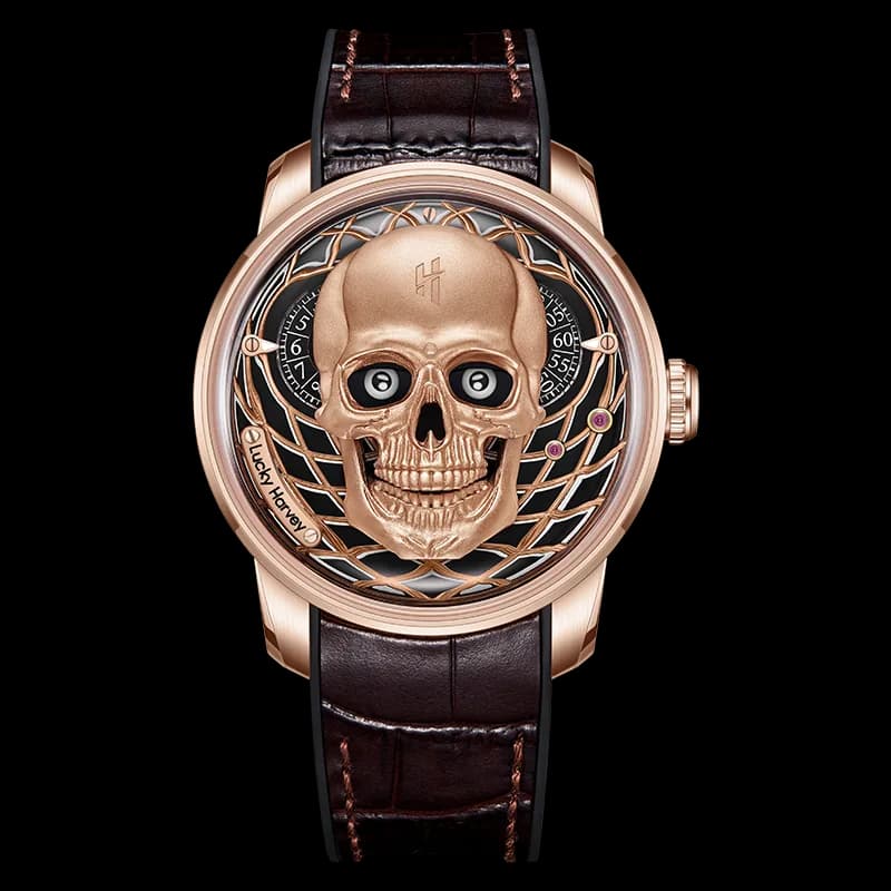 Craftsmanship Series Rose Gold Skull Limited Edition Automatic Watch