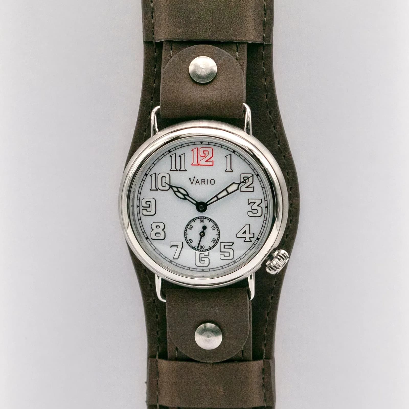 Vario 1918 Trench White Dial With White Lume Watch