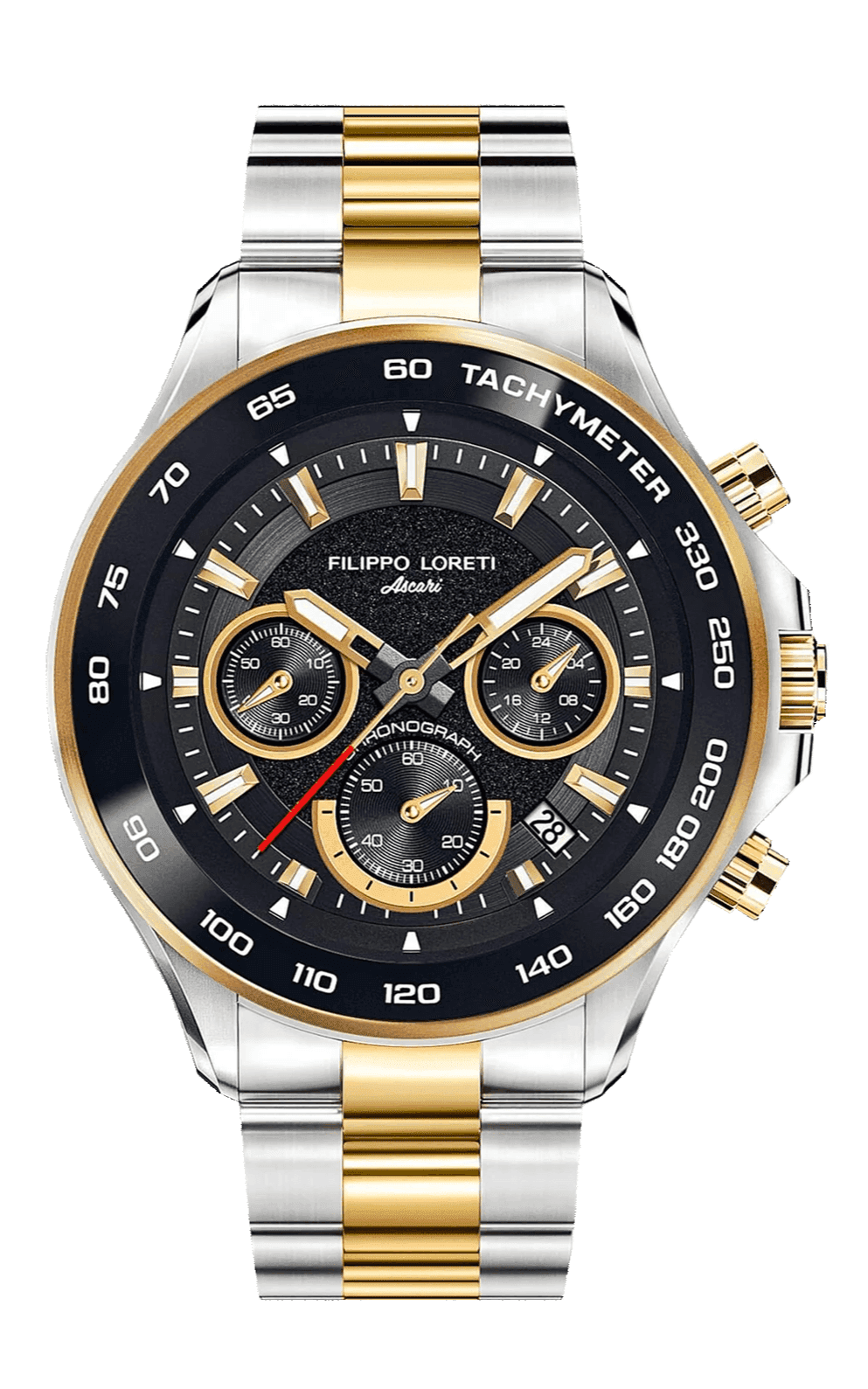 Ascari Monza Two Tone Black Gold Steel