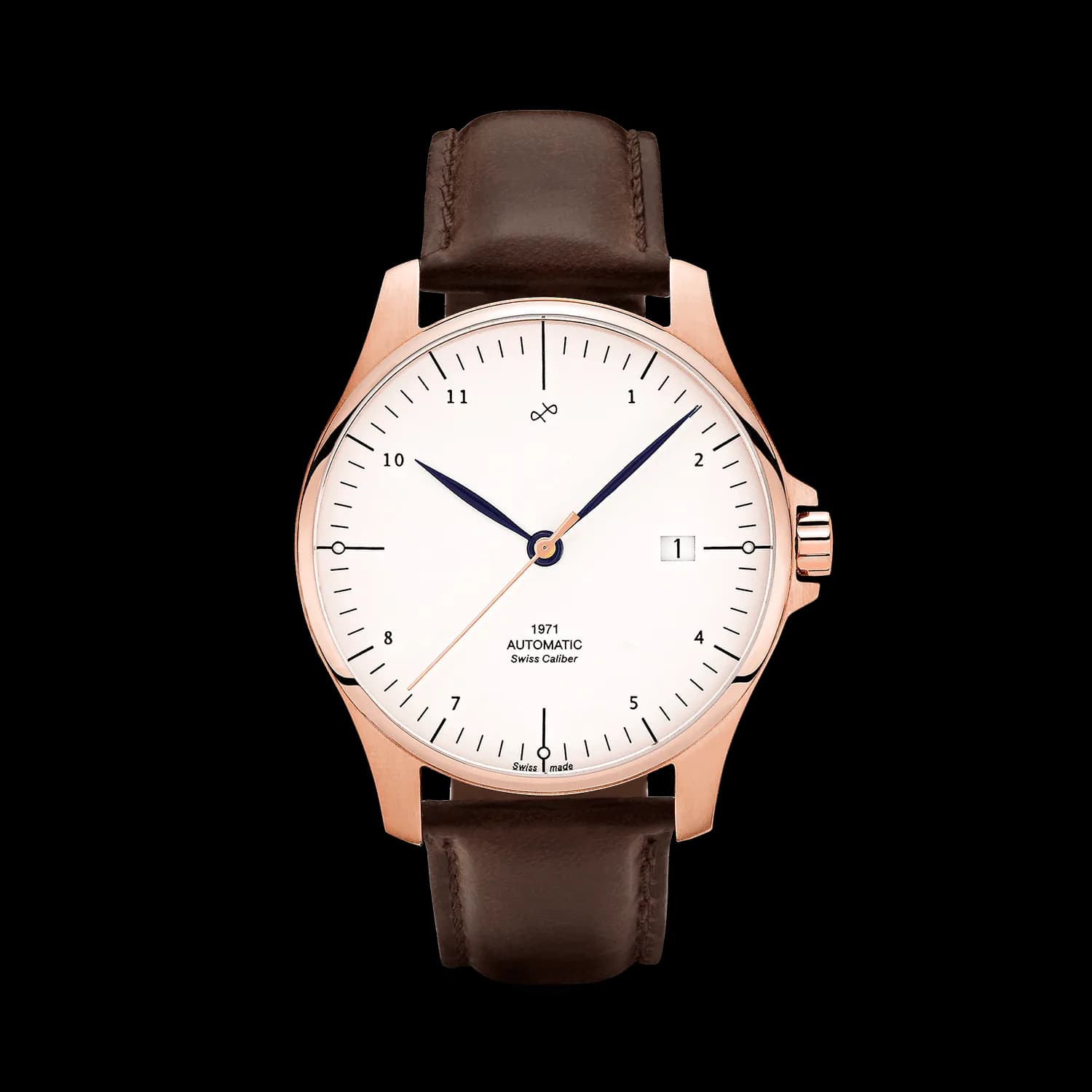 1971 Automatic, Rose Gold / White - Swiss Made