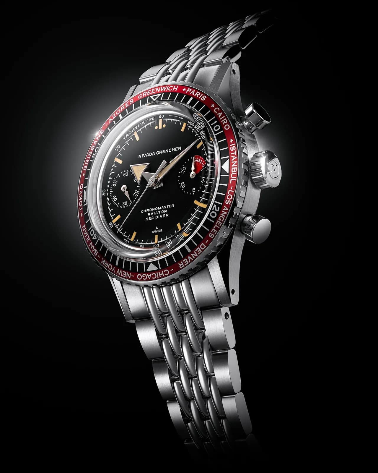 CHRONOMASTER BROAD ARROW INTER.BEZEL - 38MM
