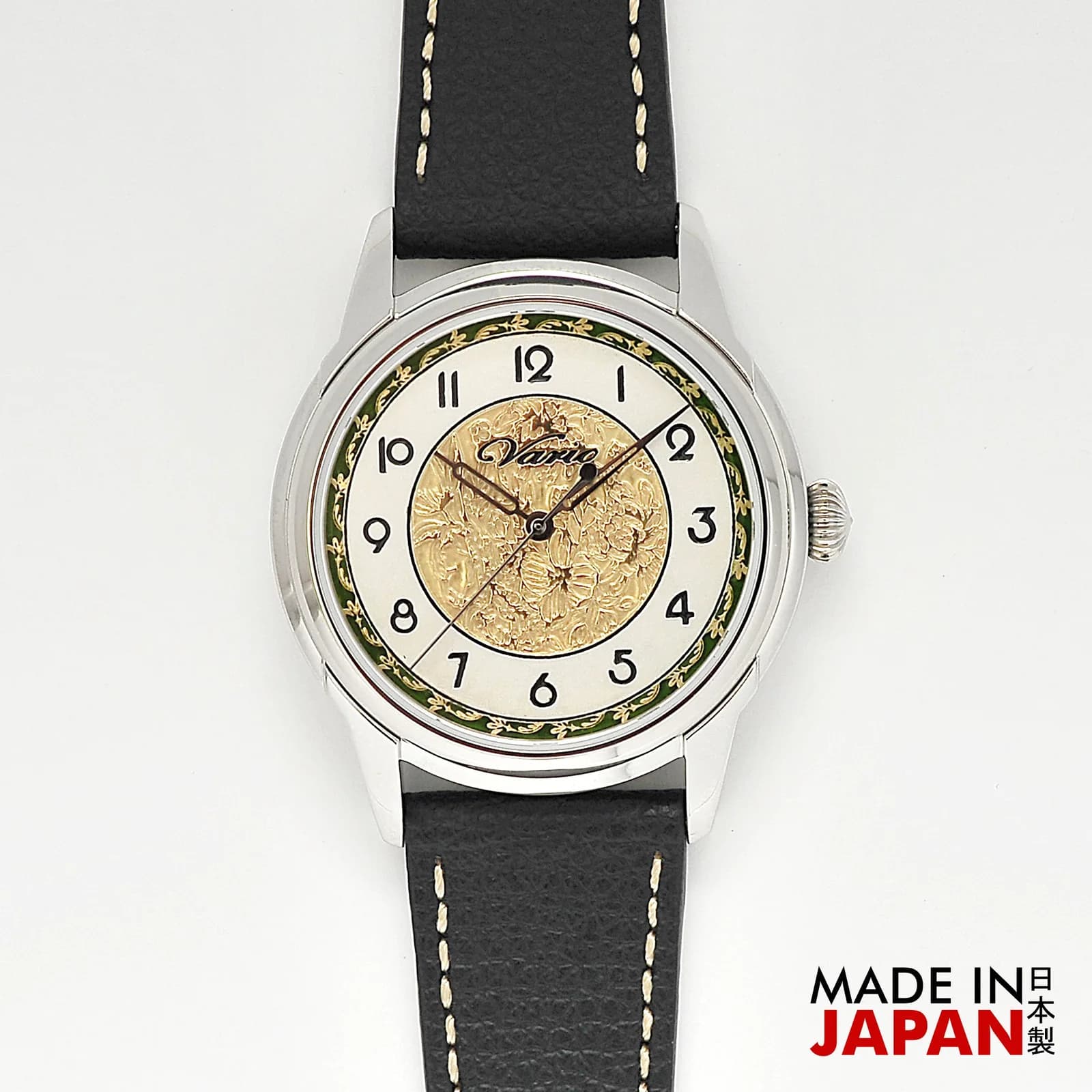 Vario Empire Art Nouveau Outer Green Handwound Dress Watch