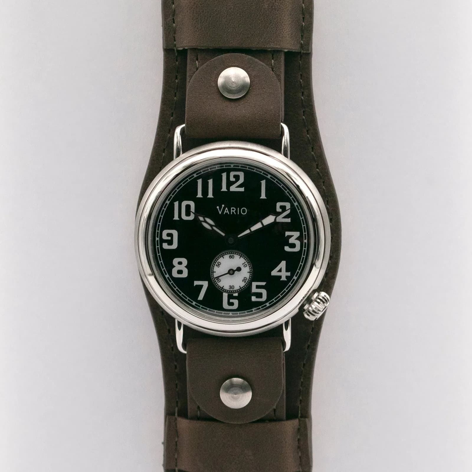 Vario 1918 Trench Black Dial With White Lume Watch