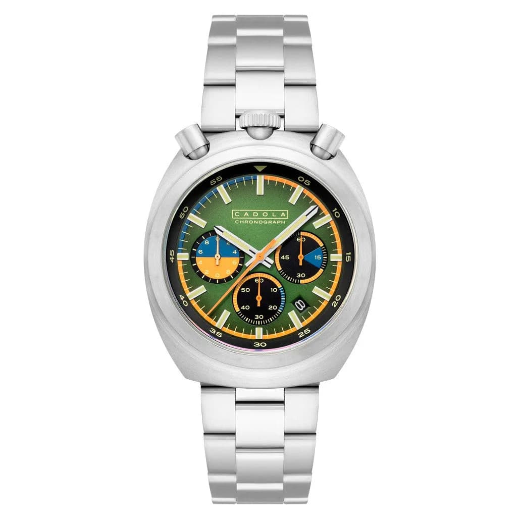 Cadola Testa Di Toro Chronograph In Pine Racer #CD-1058-44