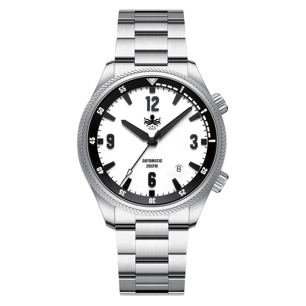 Phoibos Storm Corsair Automatic Diver With White Dial #PY063E