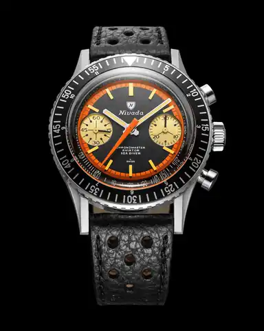 Nivada Grenchen Chronoking Vintage Valjoux 23 Restored