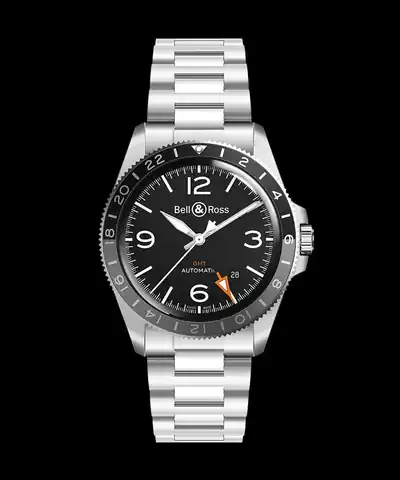 Bell & Ross BR V2-93 GMT · BRV293-BL-ST/SST