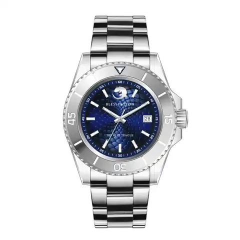 Blessington & Co The Blue Tongue - Tungsten 42mm