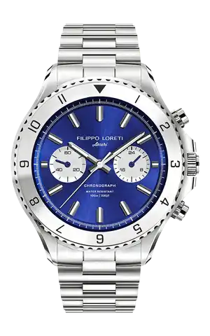 Filippo Loreti Watches Ascari Retro Blue Link