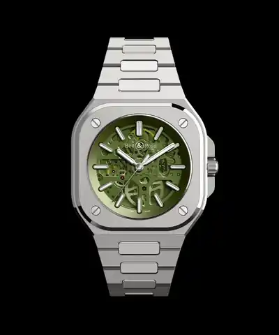 Bell & Ross BR 05 Skeleton Green · BR05A-GN-SKST/SST