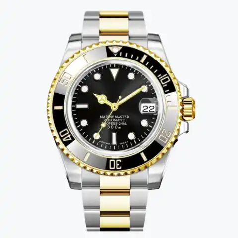 Monomods Custom Seikosub Edition Marine Master TWO-Tone Gold MOD