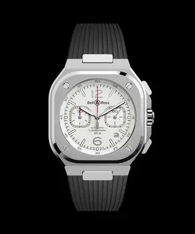 Bell & Ross BR 05 Chrono White Hawk · BR05C-SI-ST/SRB
