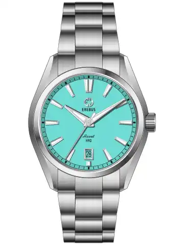 EREBUS WATCH Ascent HAQ 39 Duck Egg Blue Enamel