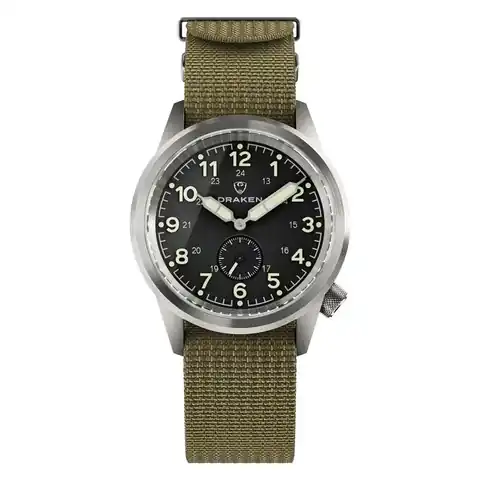Draken Aoraki 'Recce' Watch with Black Dial #DKN-02