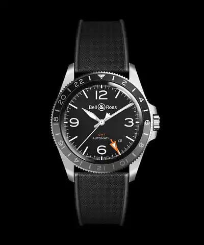 Bell & Ross BR V2-93 GMT · BRV293-BL-ST/SRB-M