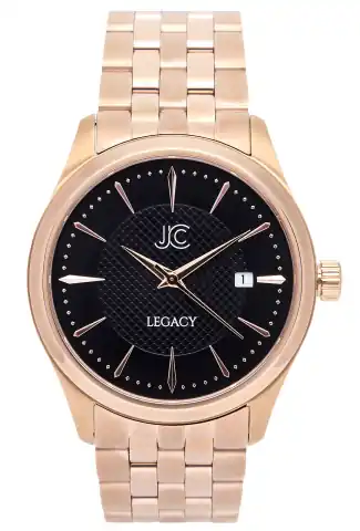 J.Ciro Watches Legacy Rose Black Dress Watch
